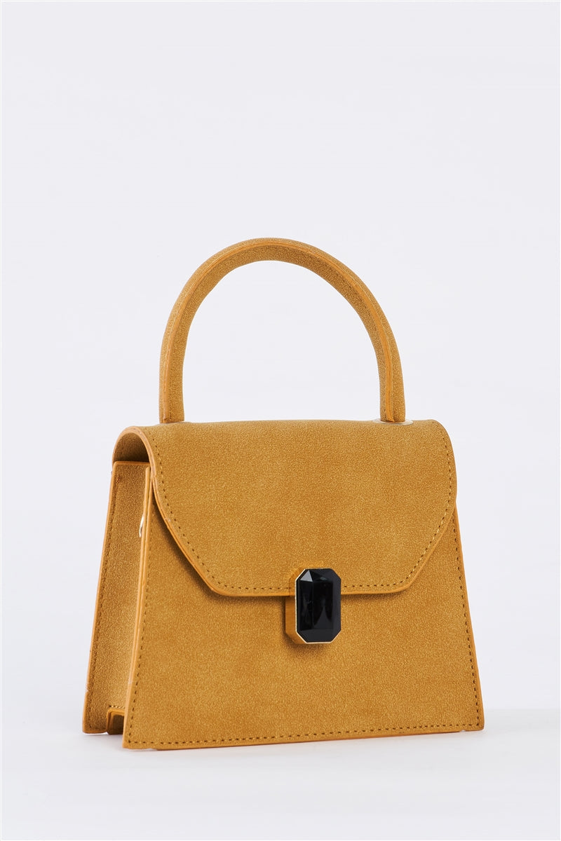 Bolso de inspiración vintage con cierre de gemas