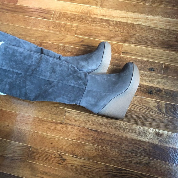 Botas de plataforma hasta la rodilla