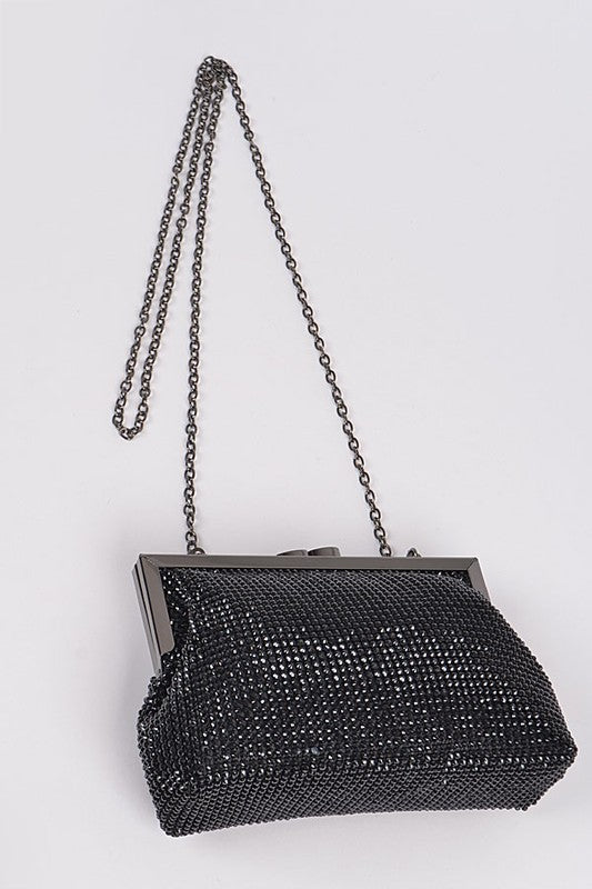 Rhinestone Pouch Clutch