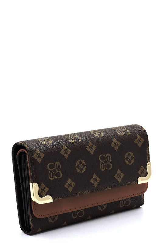 monogrammed wallet